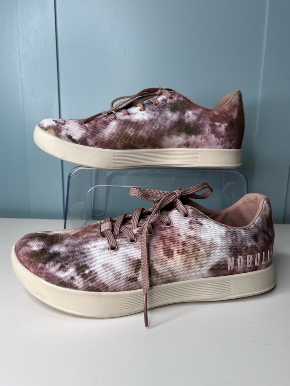 NOBULL Blush Earth Tie-Dye Low-Top Trainers. Size 7.5 Men’s/9 Women’s.